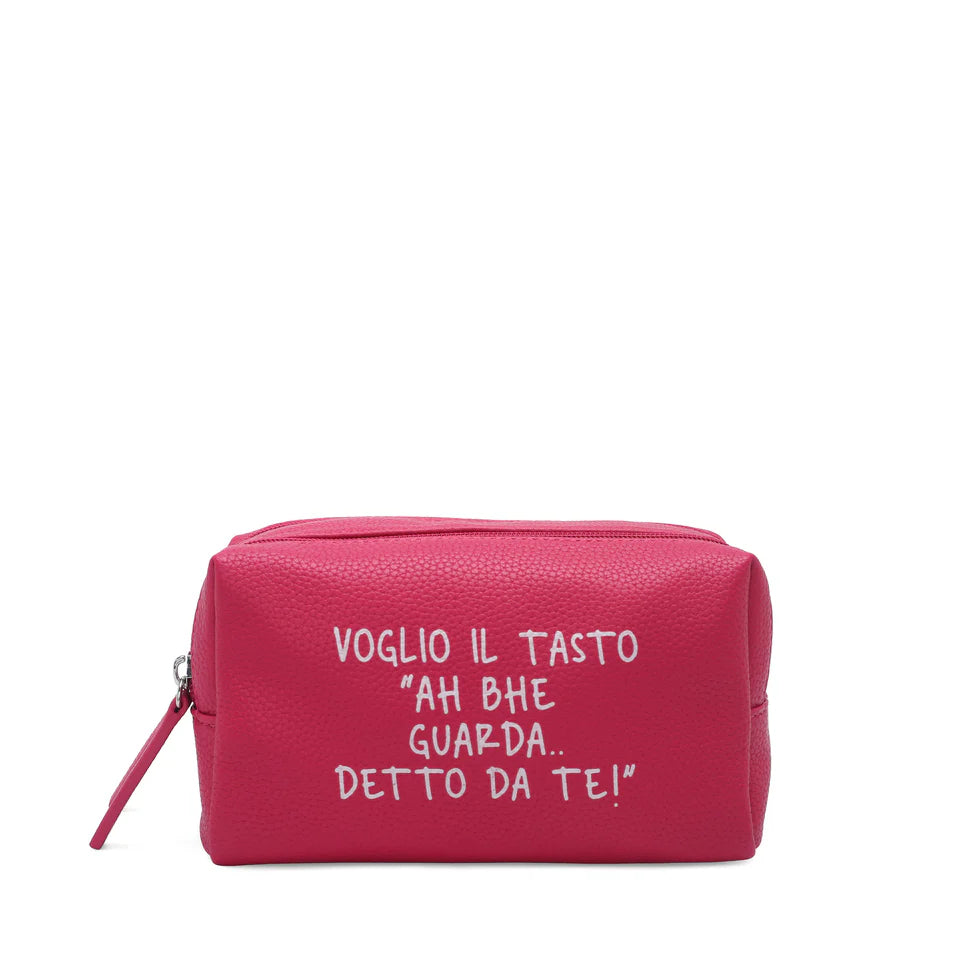 TROUSSE PILLOLE CON SCRITTA COLORE FUCSIA LE PANDORINE