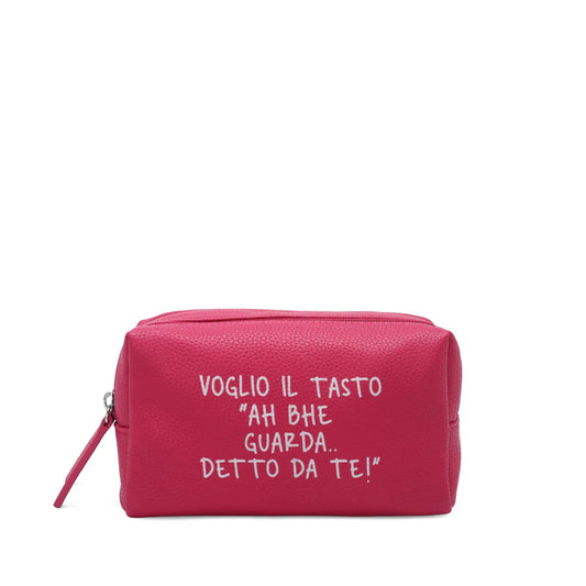 TROUSSE PILLOLE CON SCRITTA COLORE FUCSIA LE PANDORINE