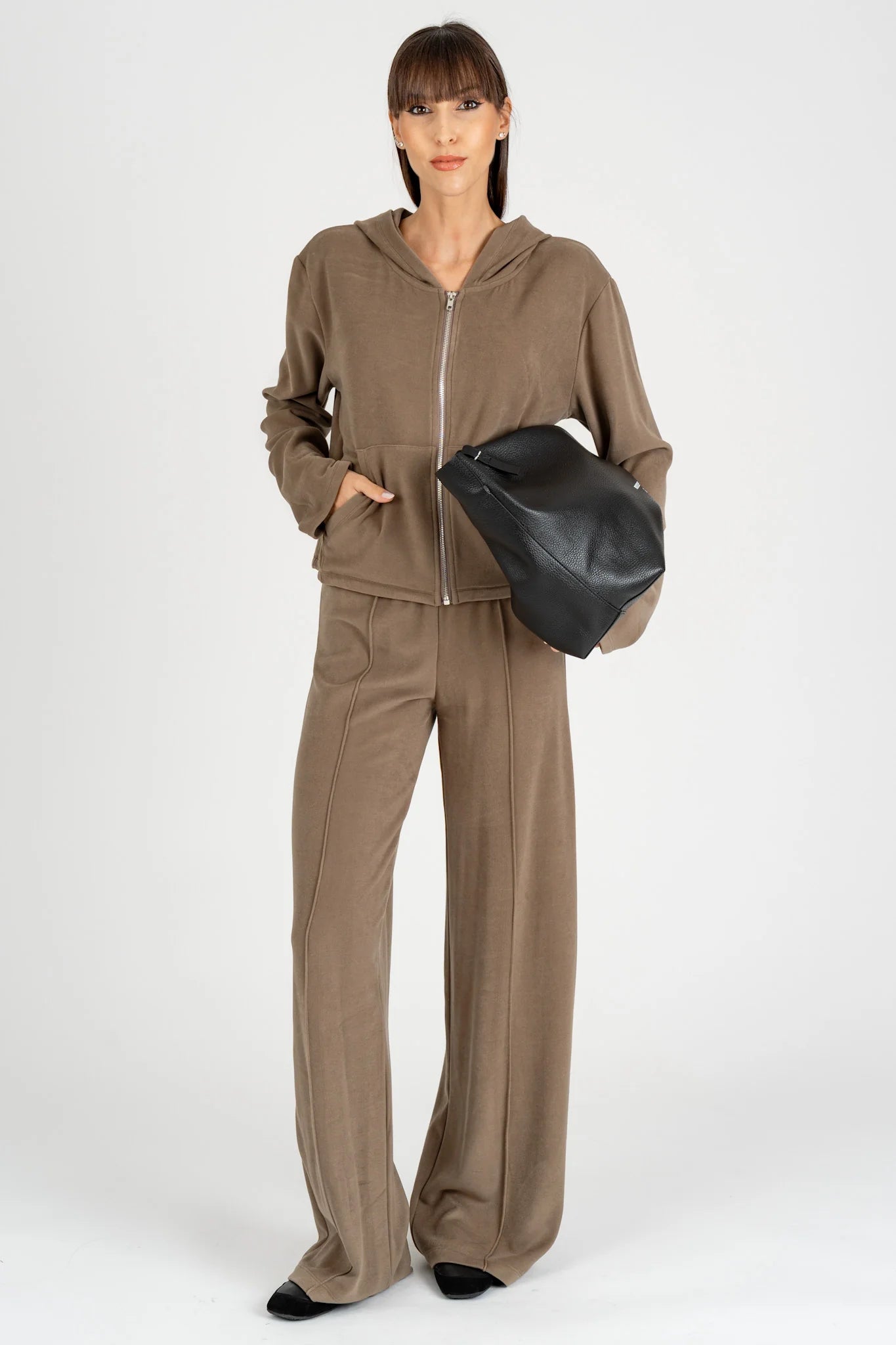 PANTALONE JOGGING GRIGIO FANGO ELEHE